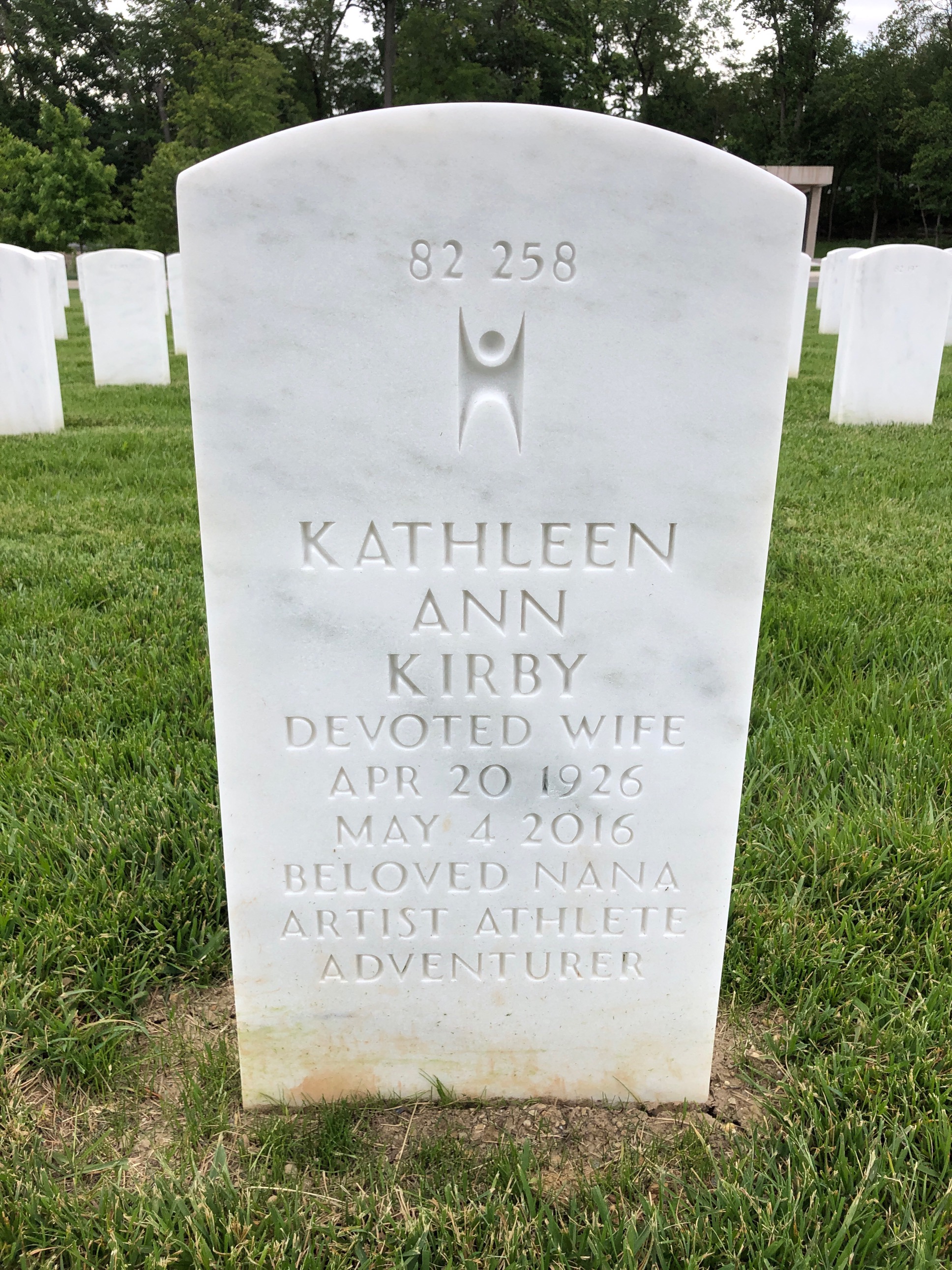 Back of headstone — Wilbur Morrison