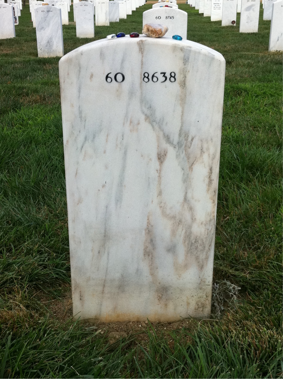 Back of headstone — Kevin Kryst