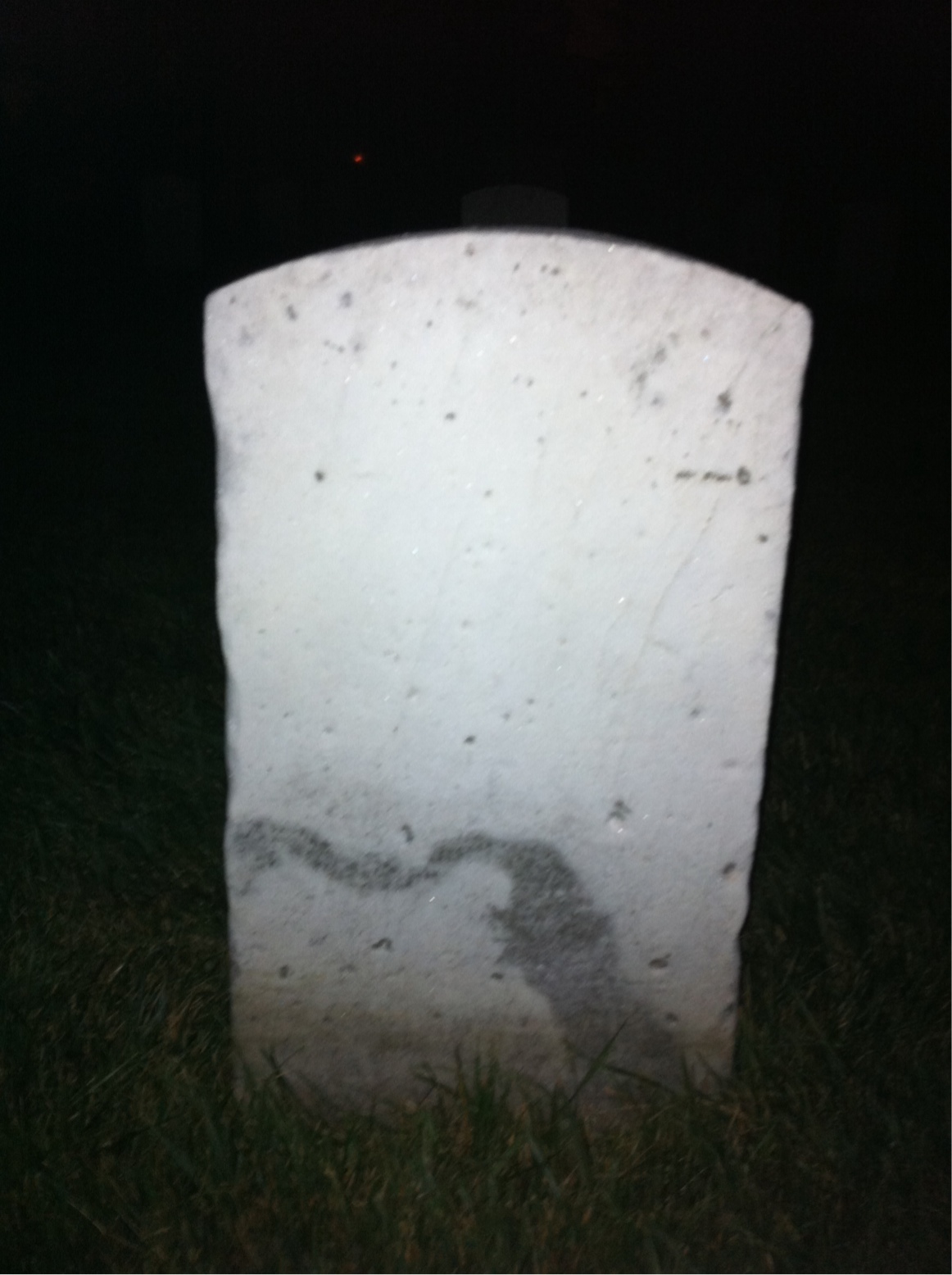 Back of headstone — Henry Mcintosh