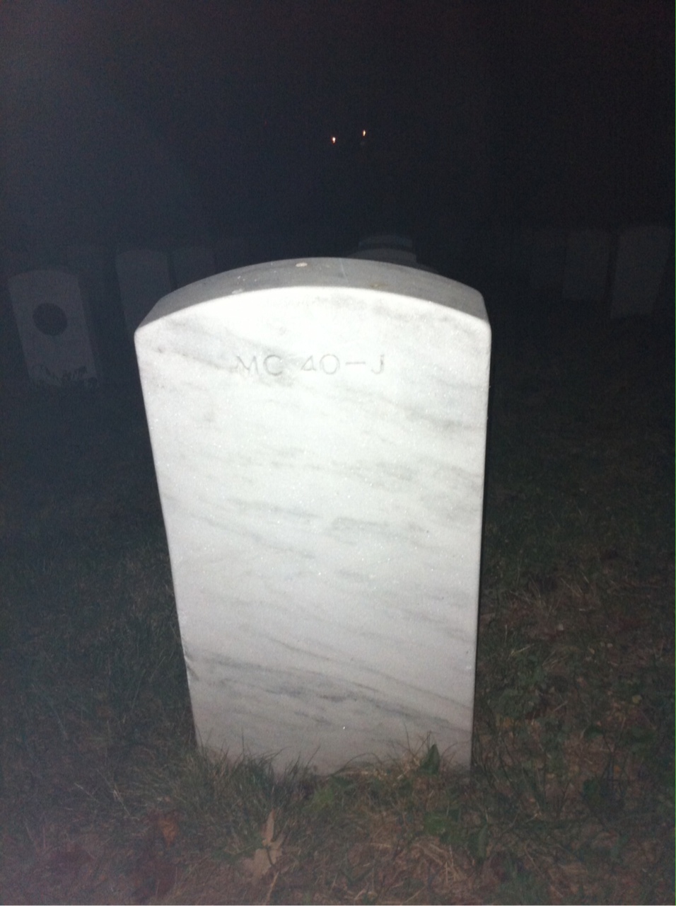 Back of headstone — Thornton Alexander