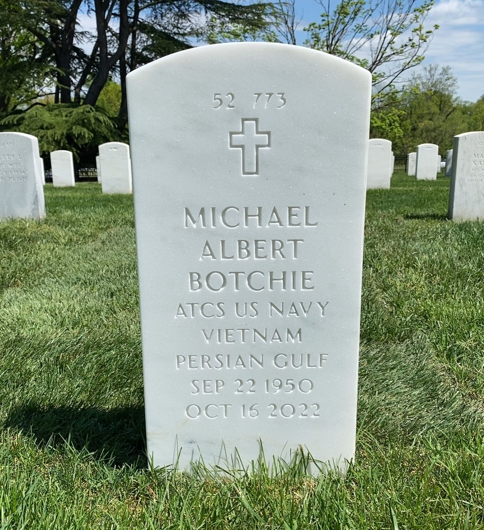 Back of headstone — Debra Botchie