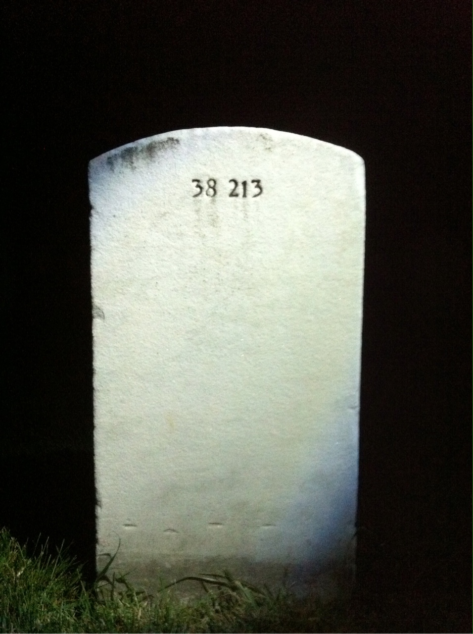 Back of headstone — Catherine Monaghan