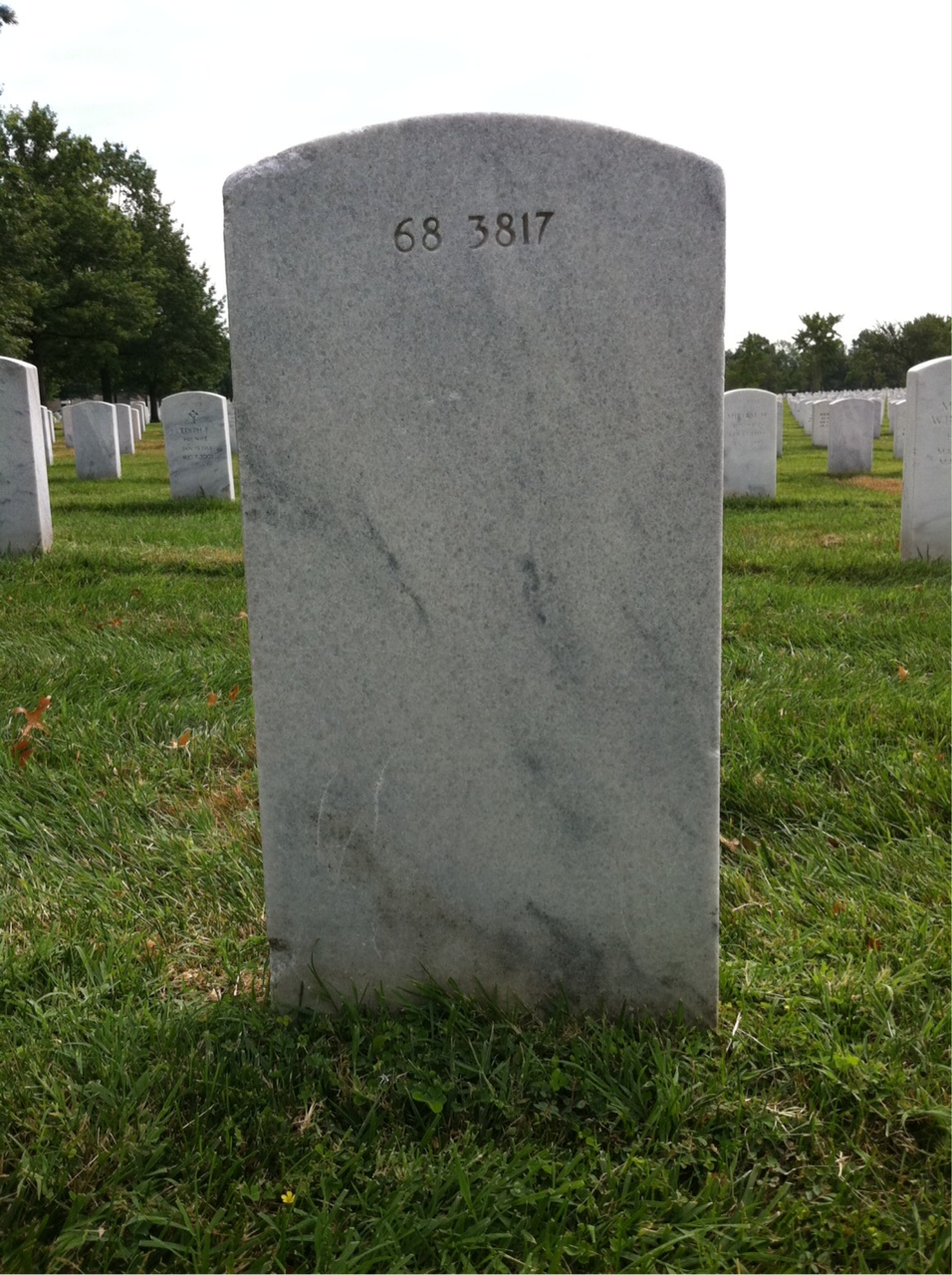 Back of headstone — William Paul Nelsen
