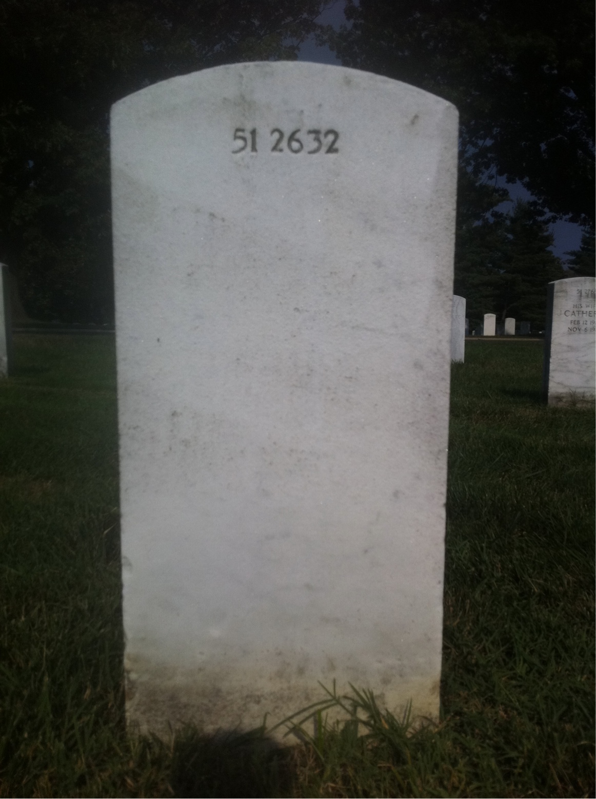 Back of headstone — Stanley Bagnall