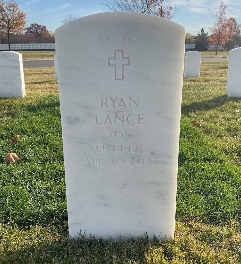 Back of headstone — Sanford Lloyd Williams