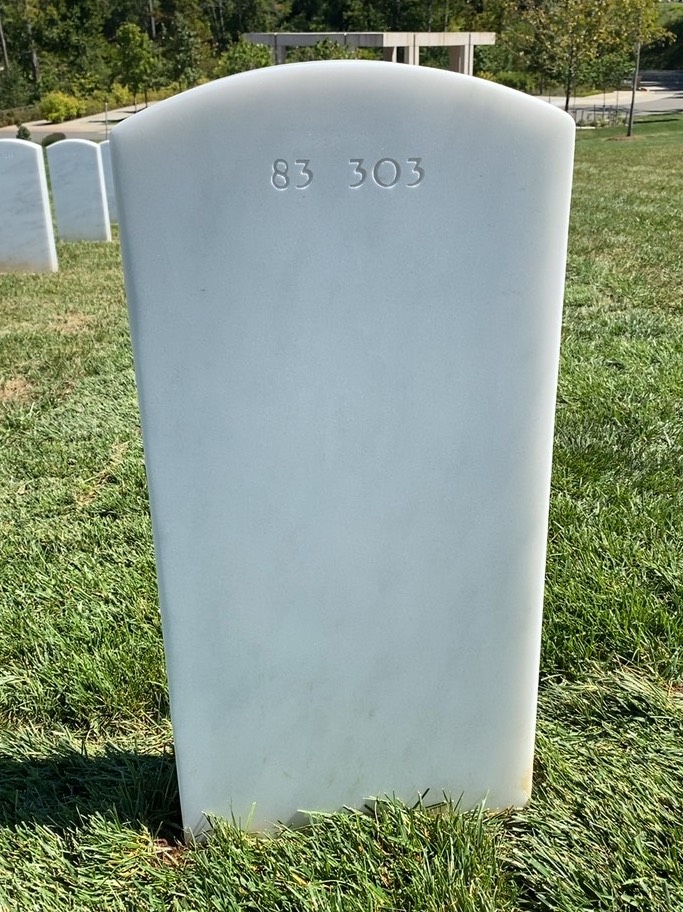 Back of headstone — John Conroy