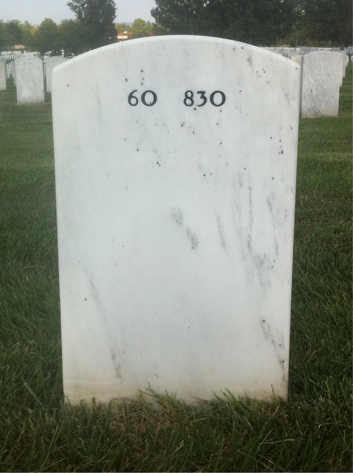 Back of headstone — Peter Asby