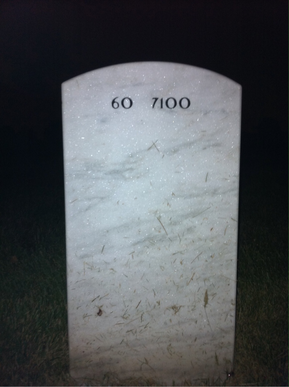 Back of headstone — Charles Borsom