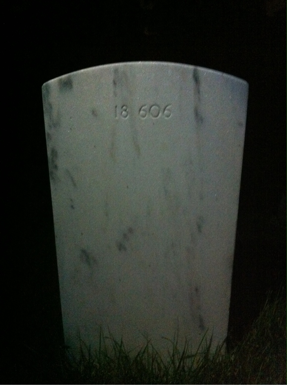 Back of headstone — Peter Conroy