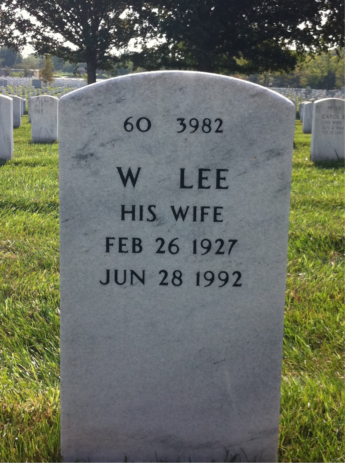 Back of headstone — Richard Rayl