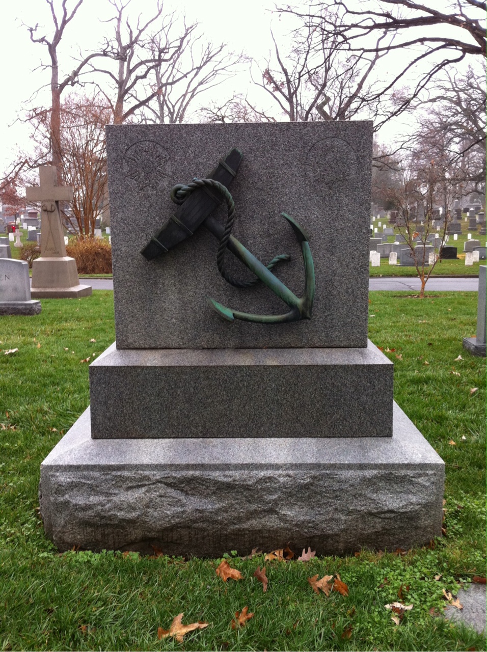 Back of headstone — Cipriano Andrade