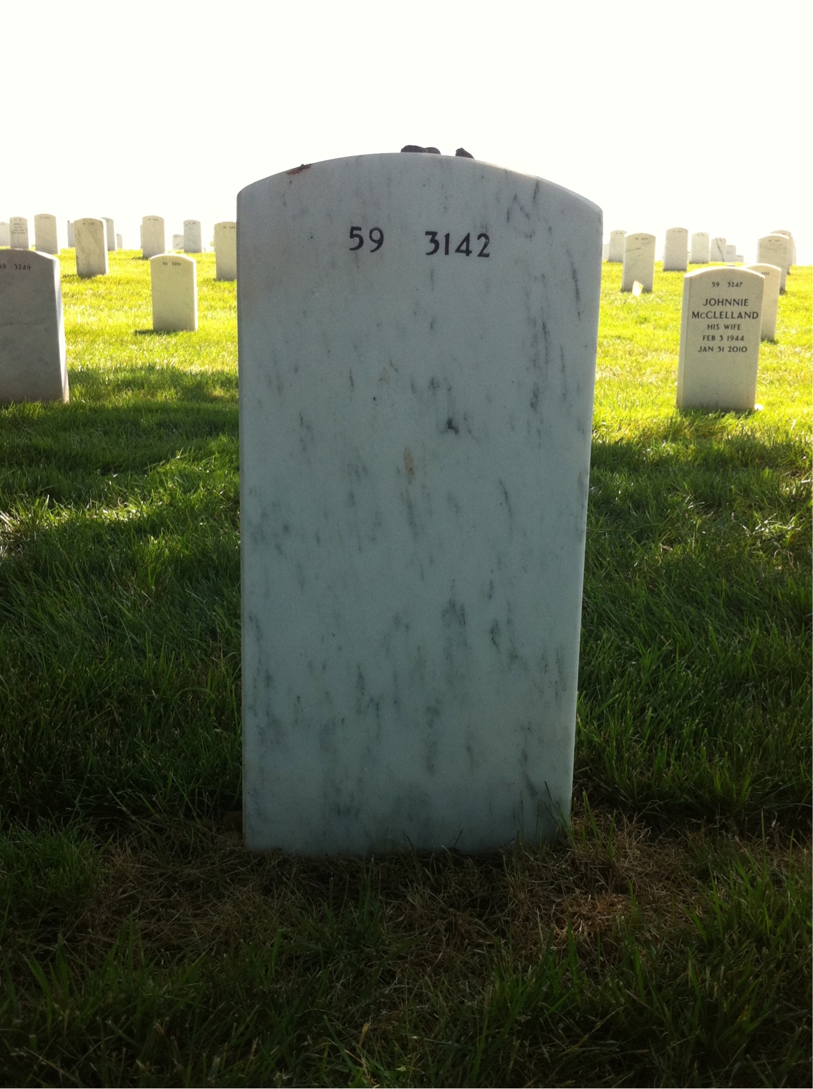 Back of headstone — Richard Cato