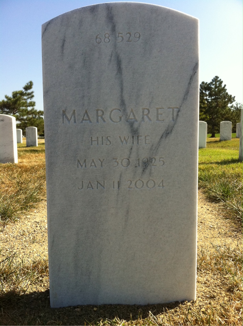 Back of headstone — Ciro Schera