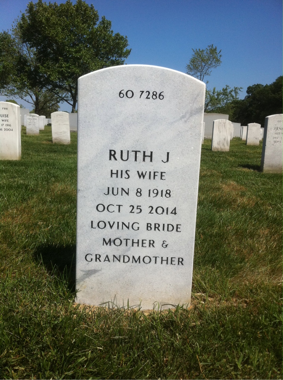 Back of headstone — Robert Askey