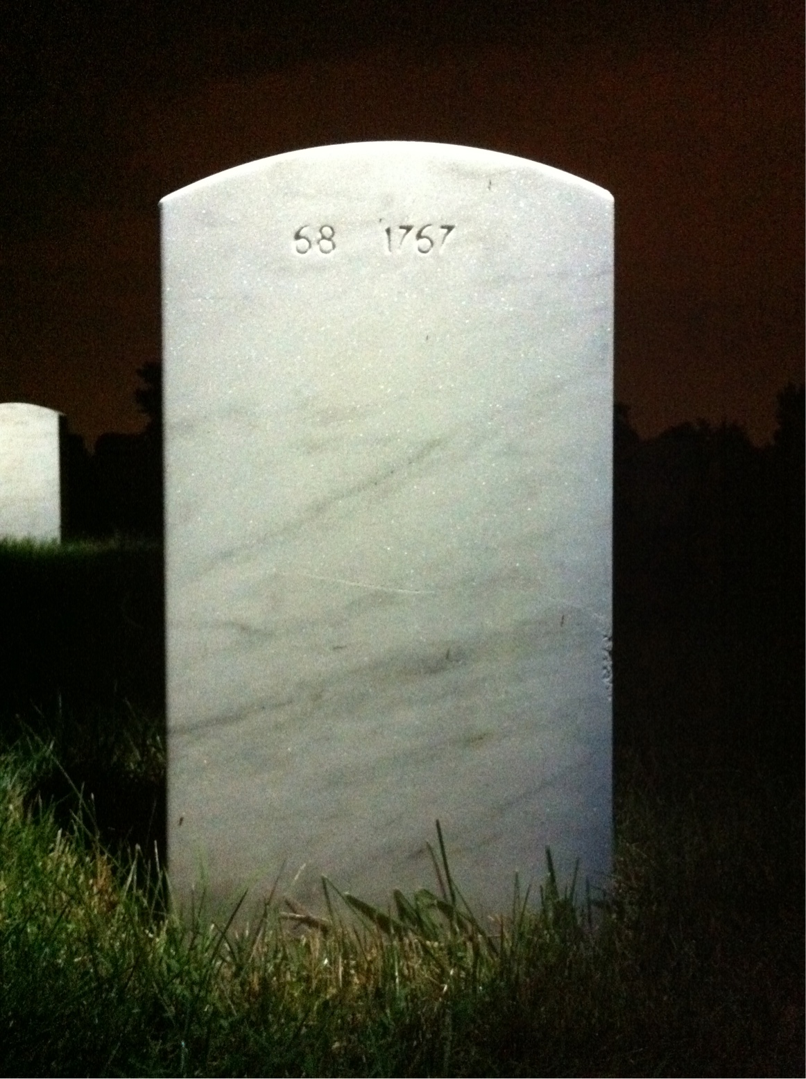 Back of headstone — Charles Augustynowicz