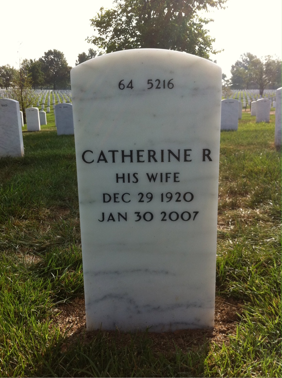 Back of headstone — John Connolly