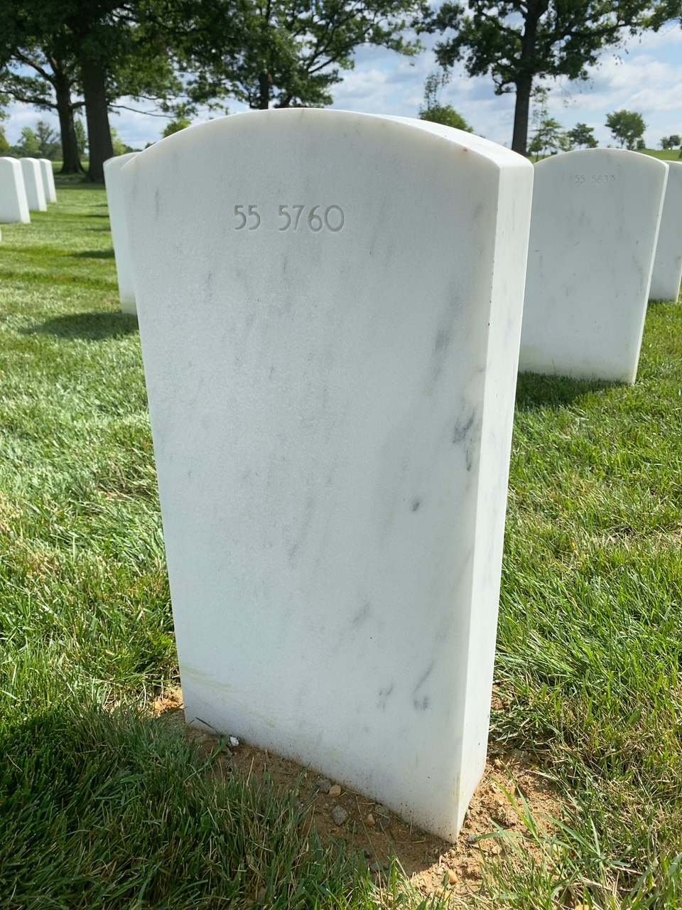Back of headstone — Timothy Irvin Nowaczyk
