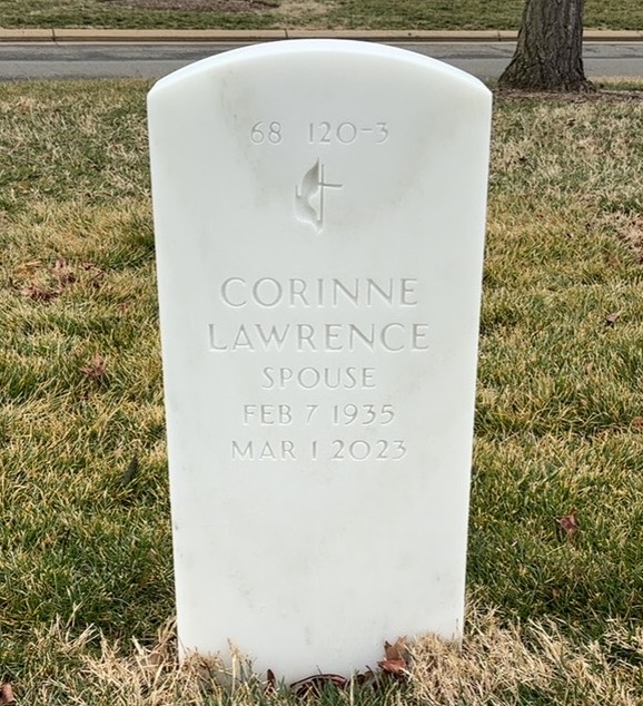 Back of headstone — William Potvin