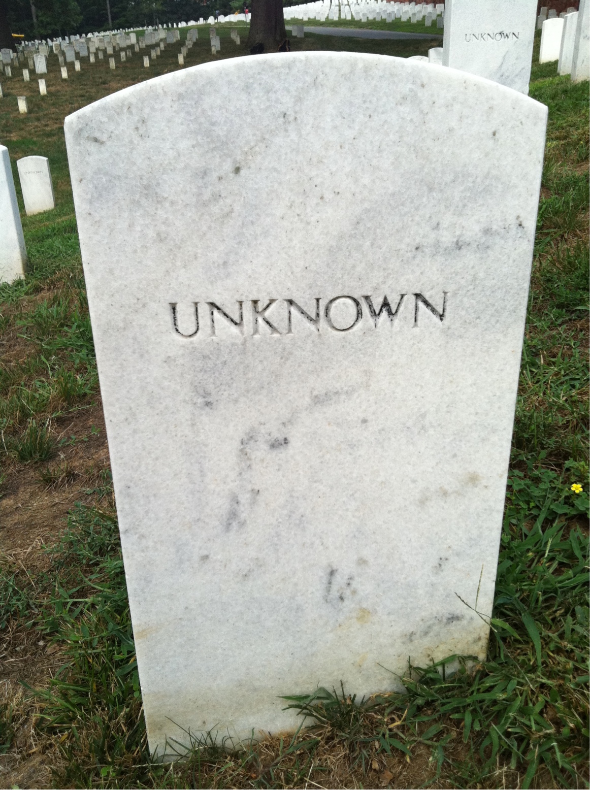 Headstone of Unknown Unknown