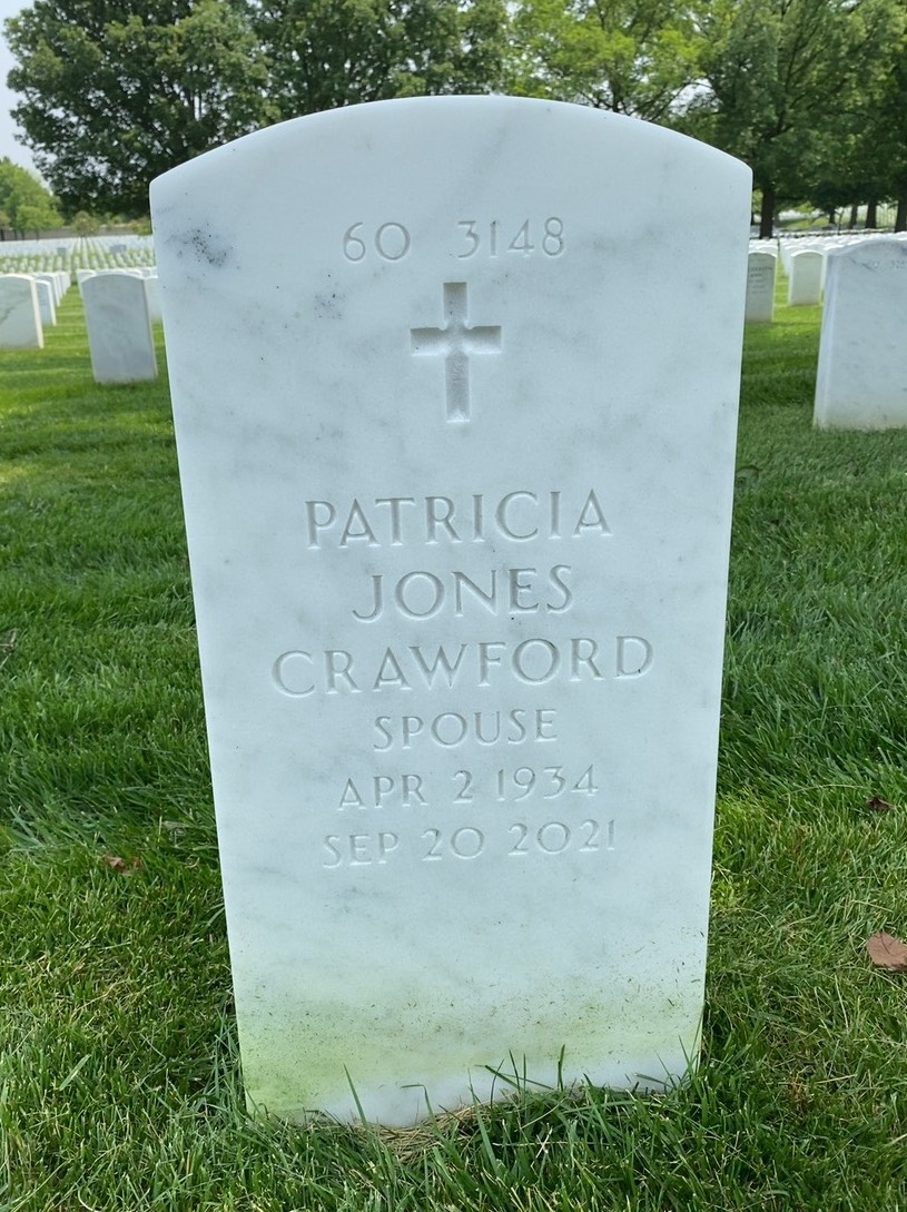 Back of headstone — Todd Waldemar Crawford