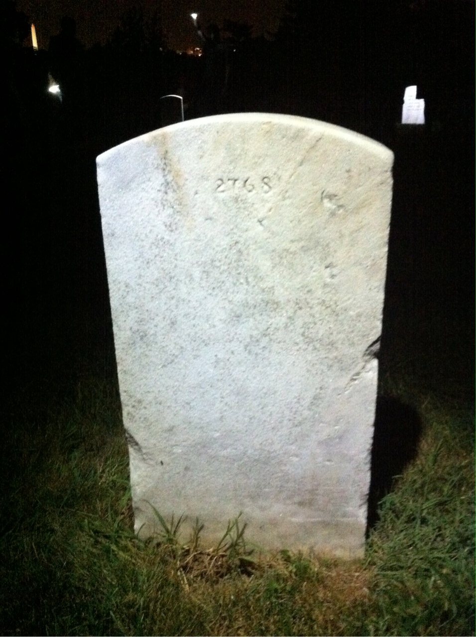 Back of headstone — Joseph Mulcahy