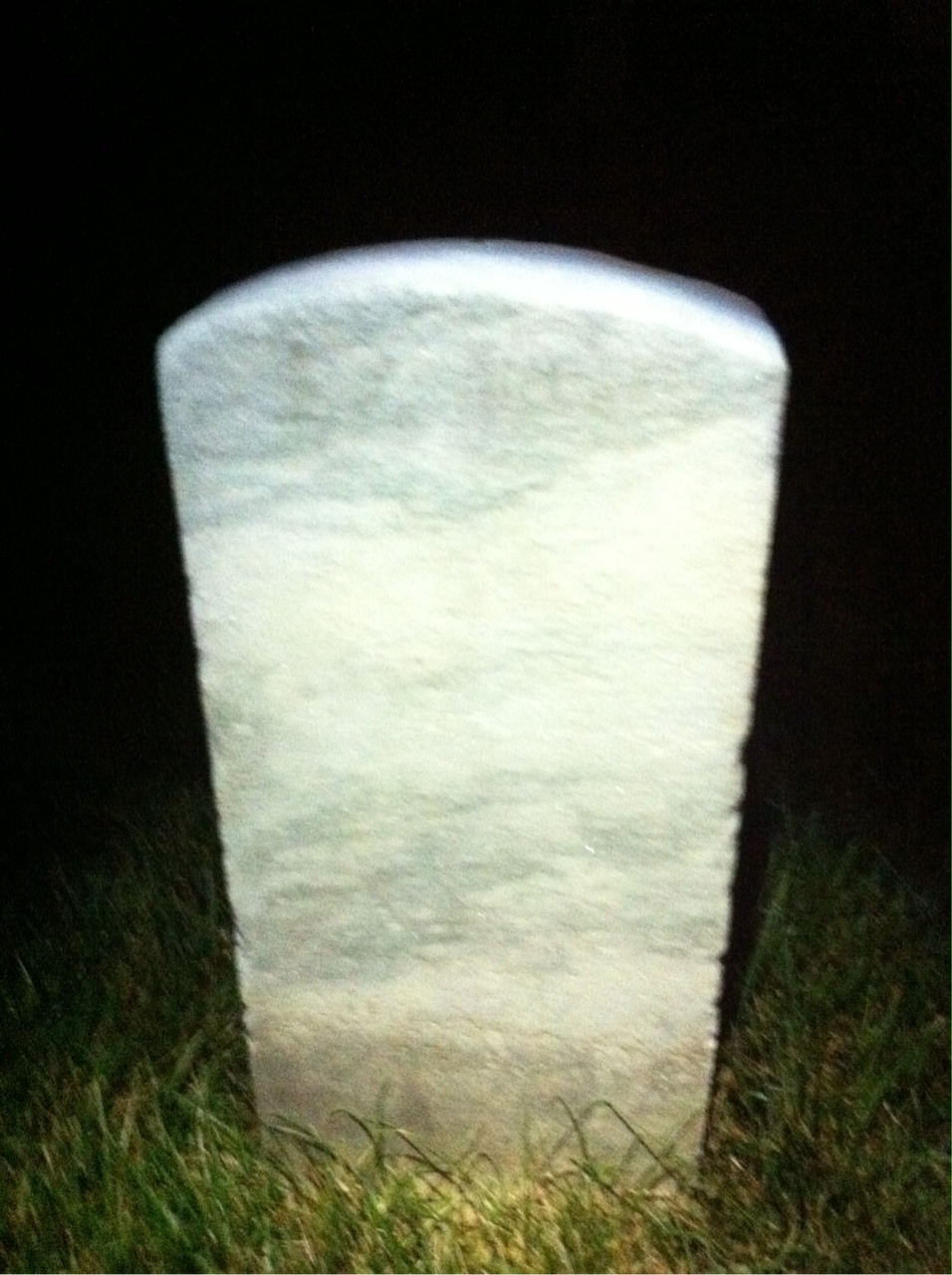 Back of headstone — Hermann Conrad