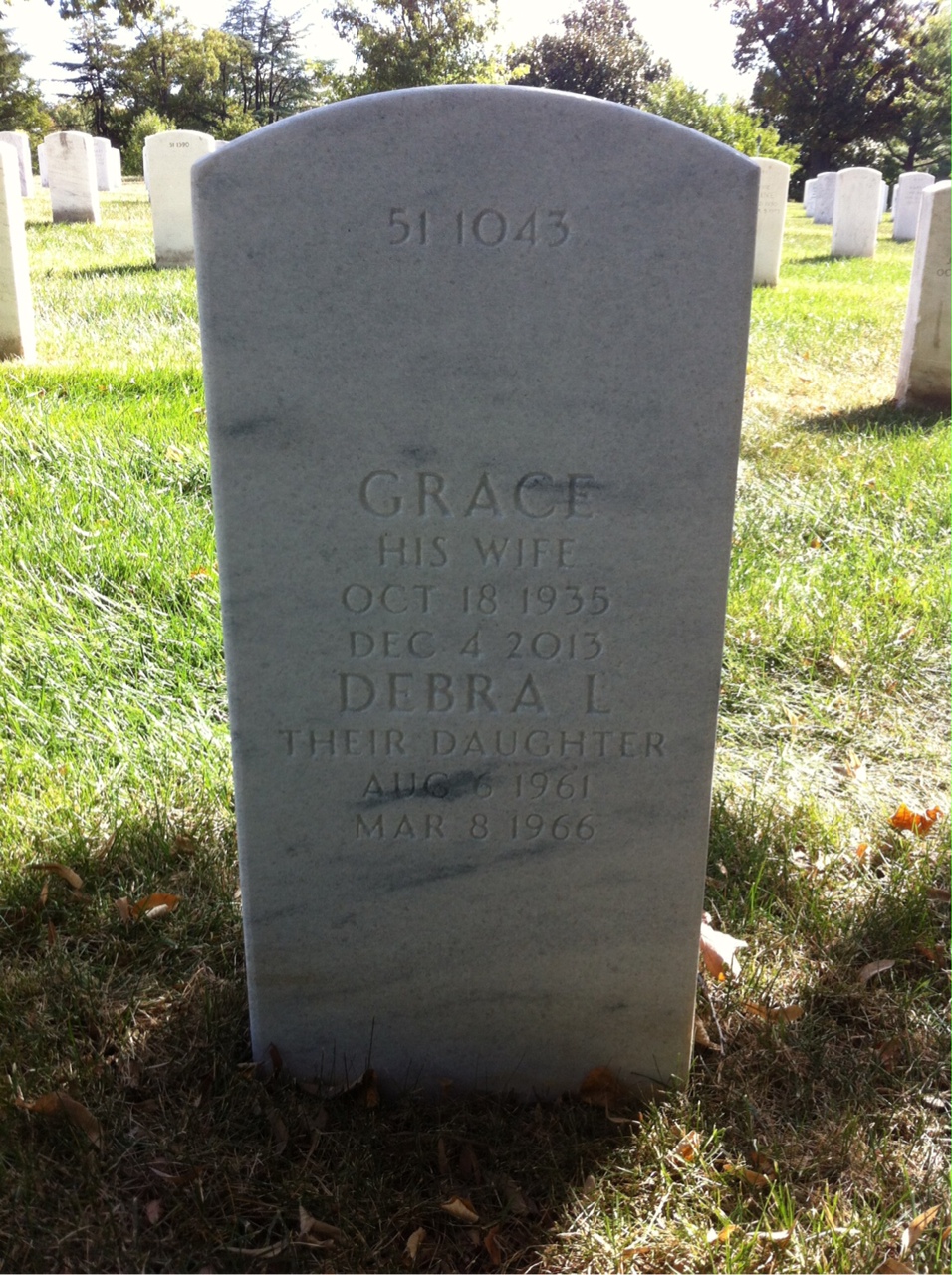 Back of headstone — Roland Bailey
