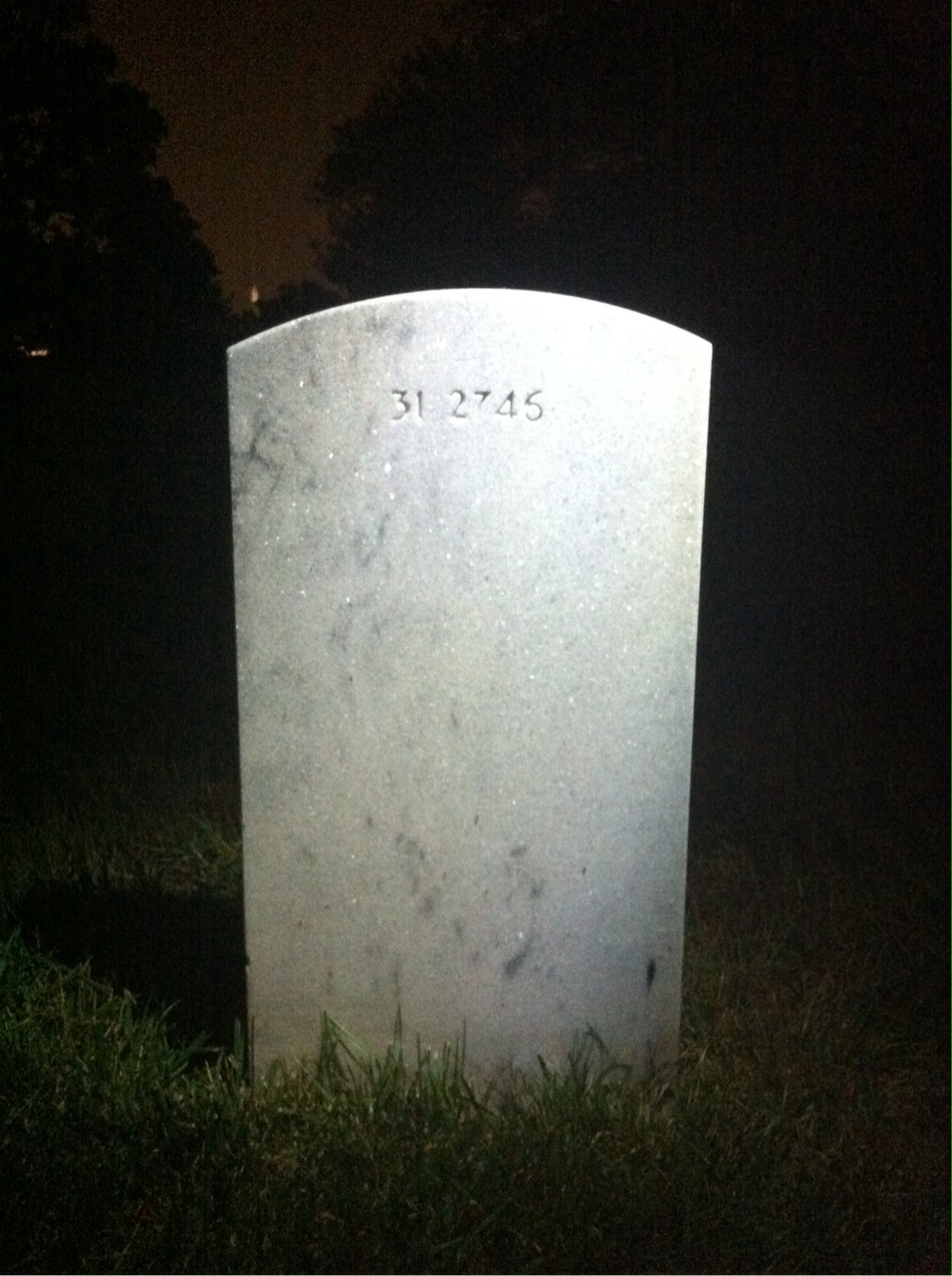 Back of headstone — Maude Munson