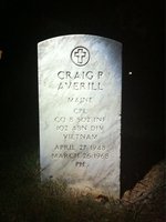 Craig Averill — Headstone Front