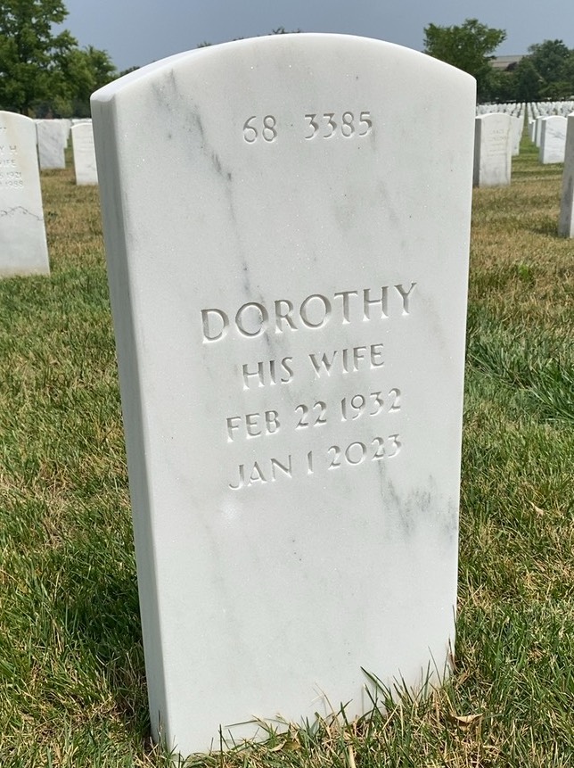 Back of headstone — John James Fitzpatrick