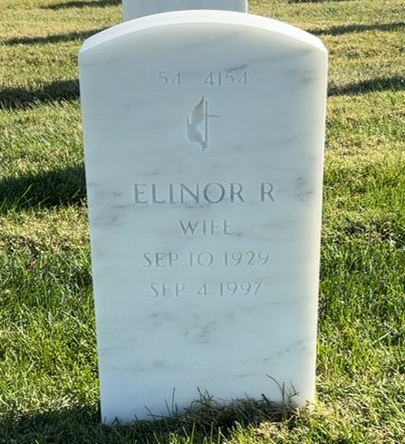 Back of headstone — Shirley Dively