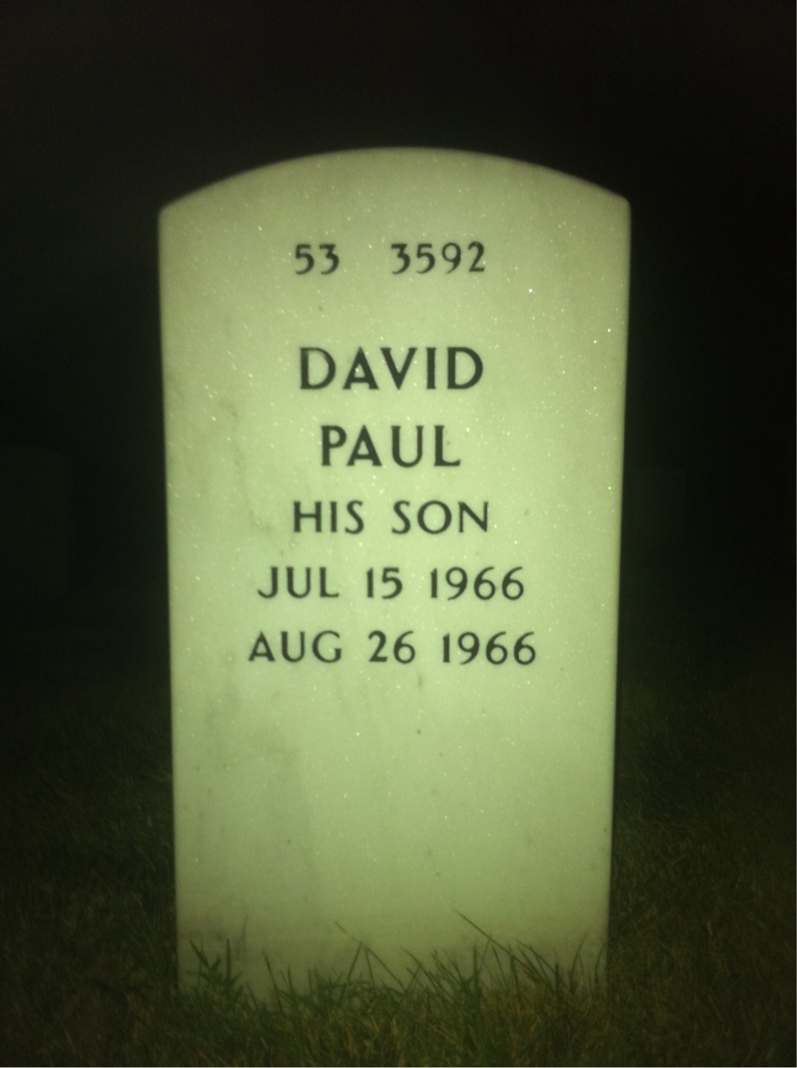 Back of headstone — Ilmars Berzins