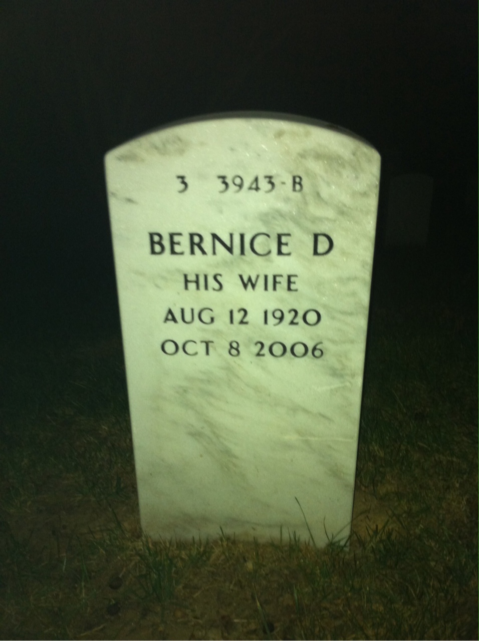 Back of headstone — Robert Shaw