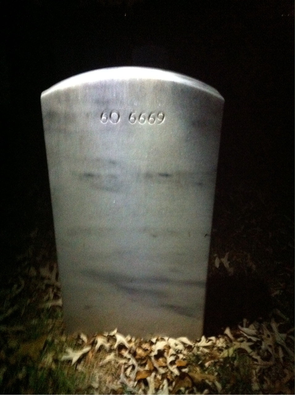 Back of headstone — Ezra Alford