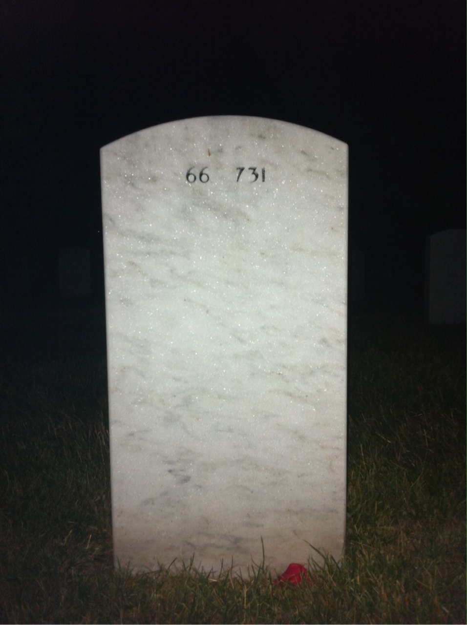 Back of headstone — Robert Lowell