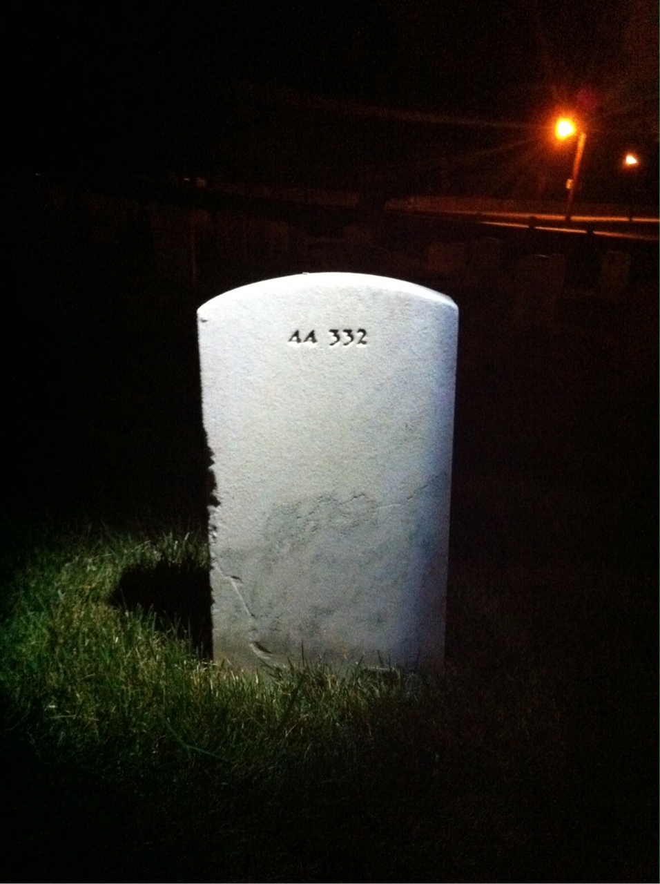 Back of headstone — Joseph Cappo