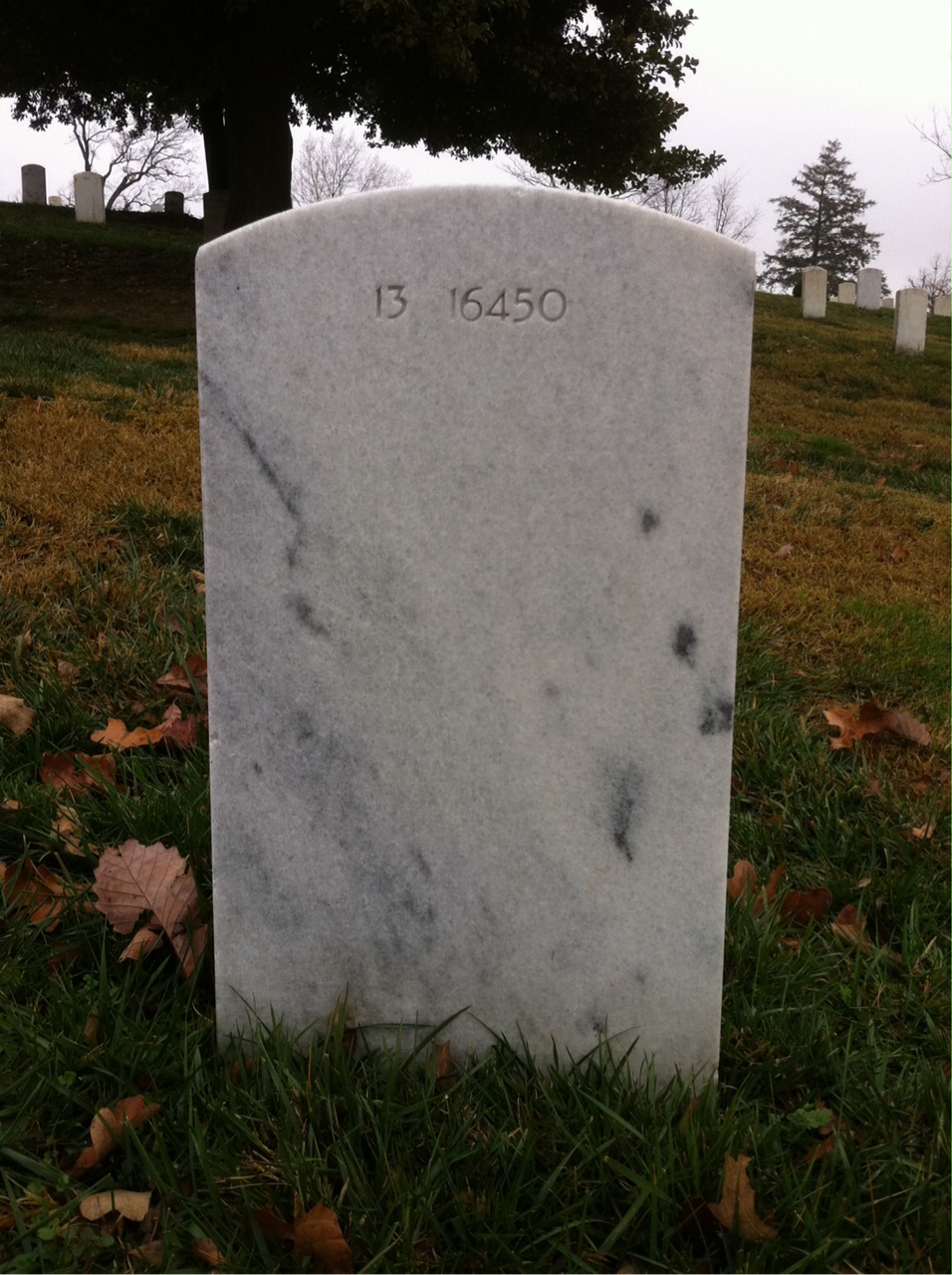 Back of headstone — John Baird