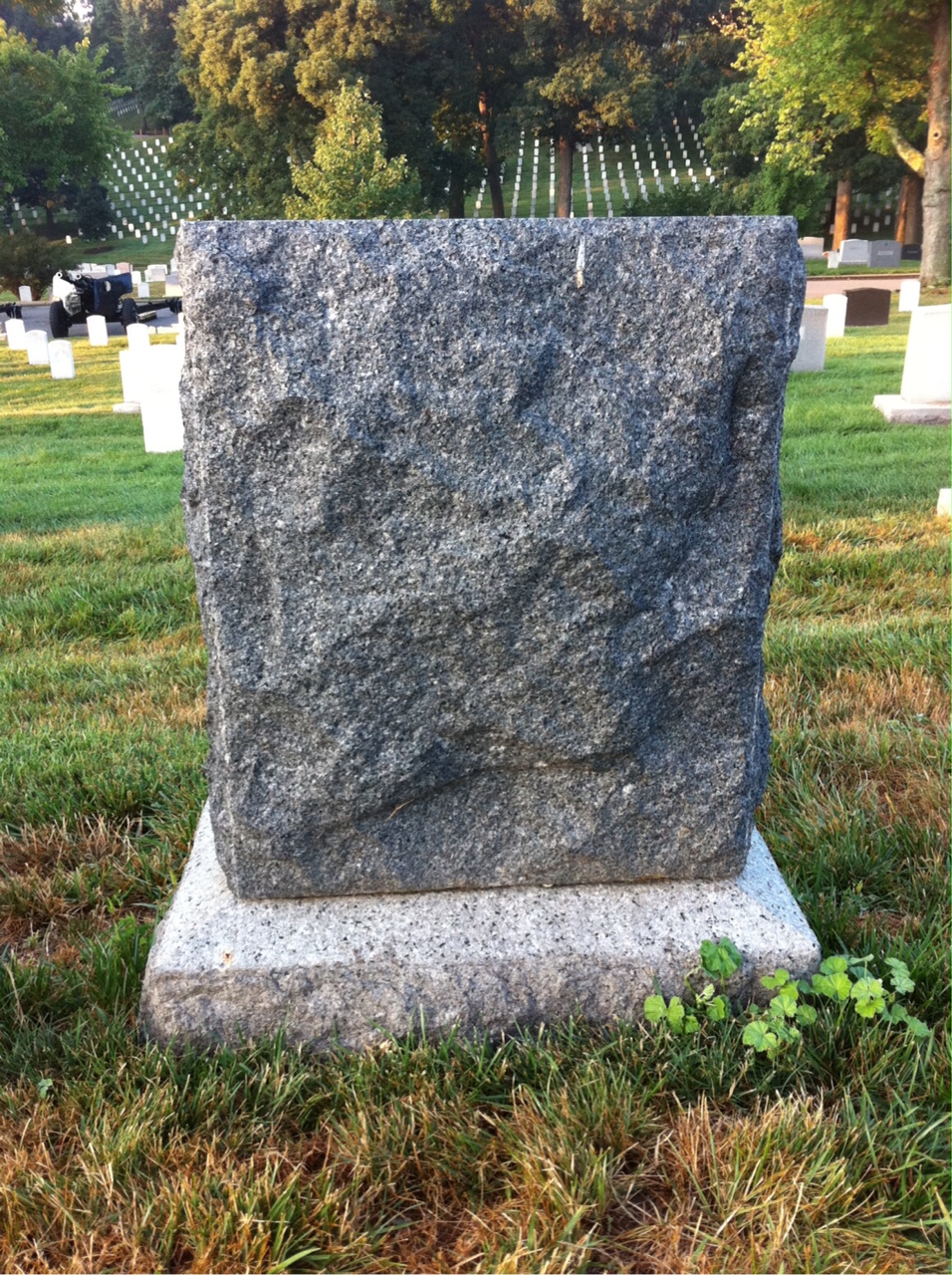 Back of headstone — Ralph Abernathy