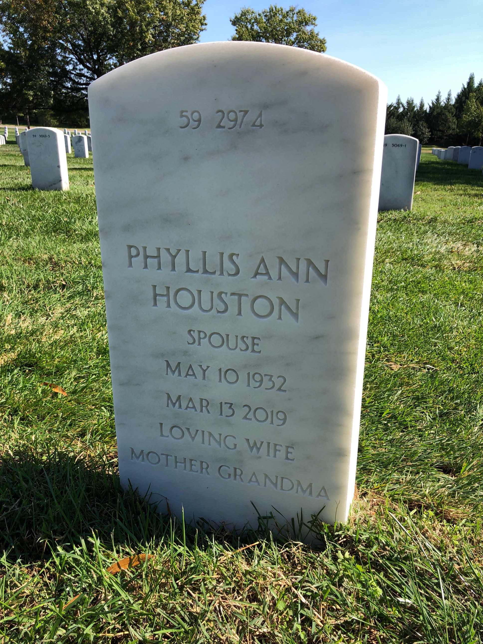 Back of headstone — James Maxwell