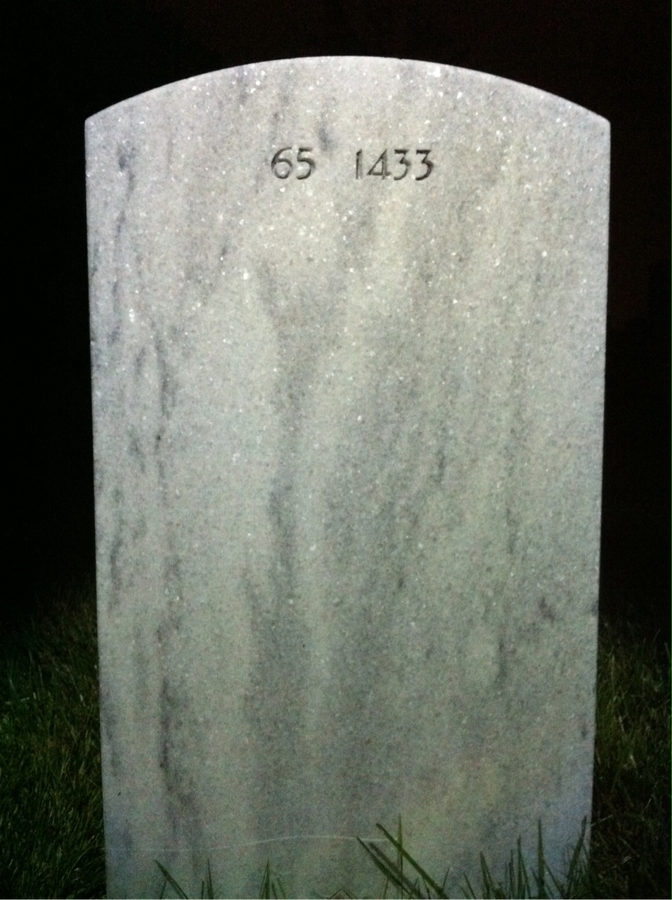 Back of headstone — Vladimir Solovyow