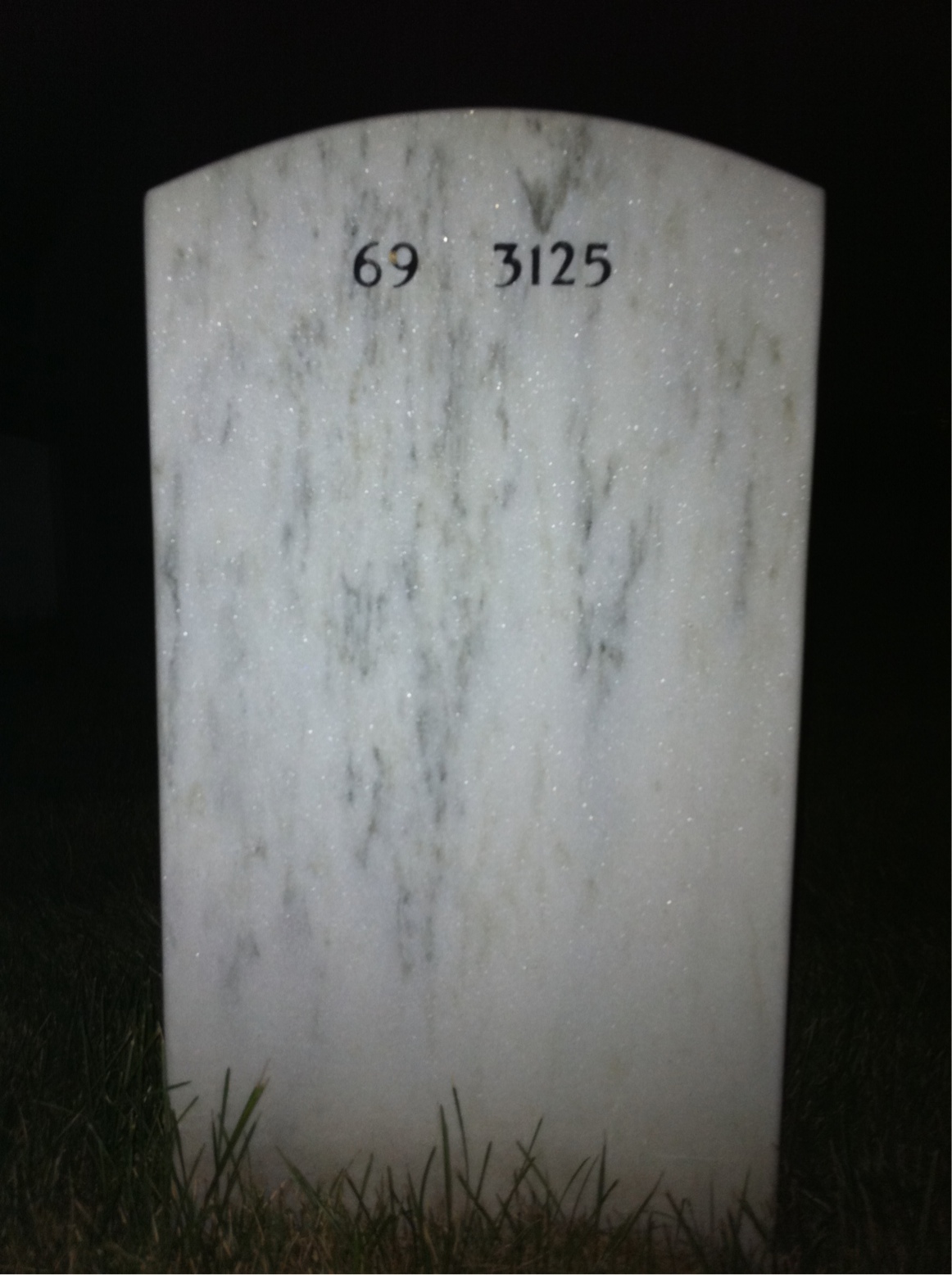 Back of headstone — Peter Juriga