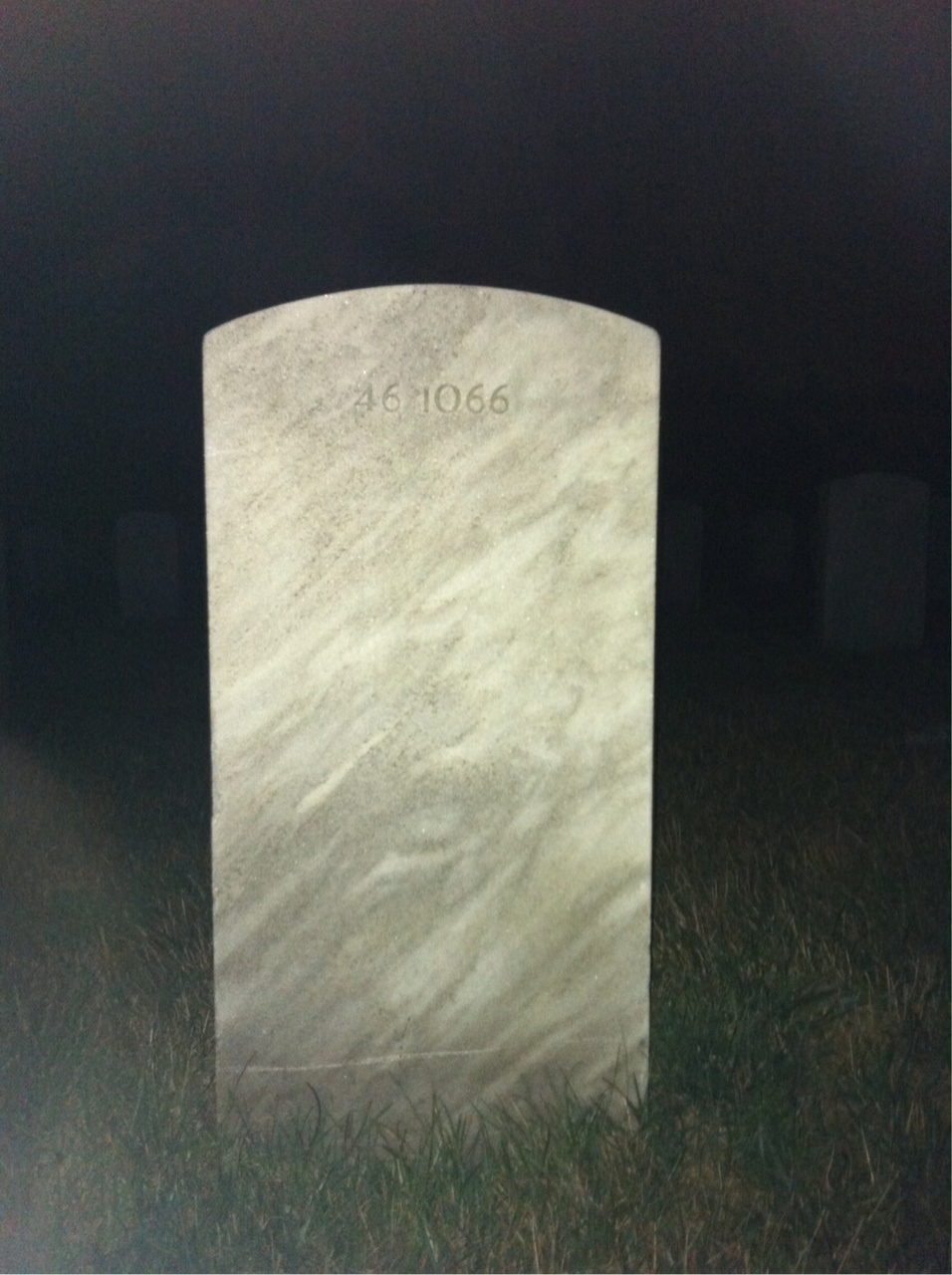 Back of headstone — Dorothy Melrose