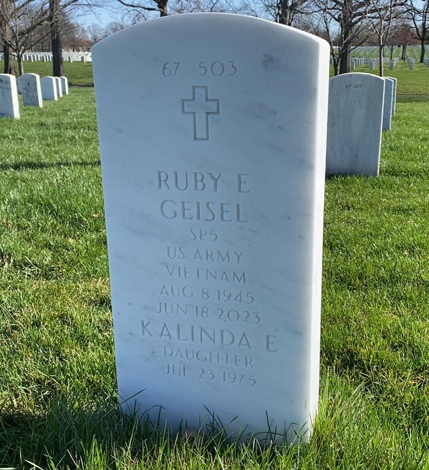 Back of headstone — Samuel Geisel