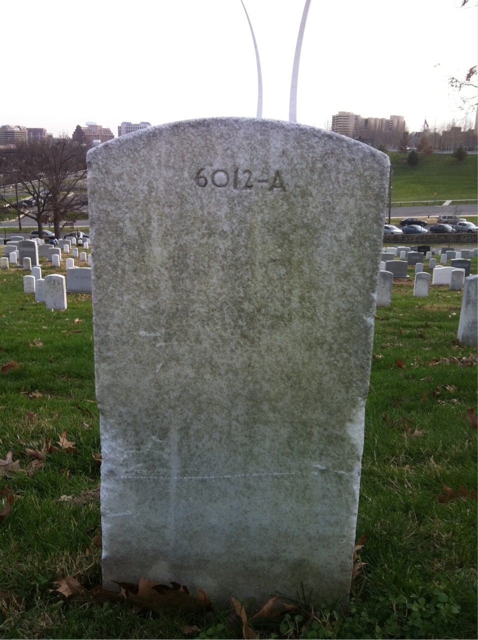 Back of headstone — Wilfred Boughton