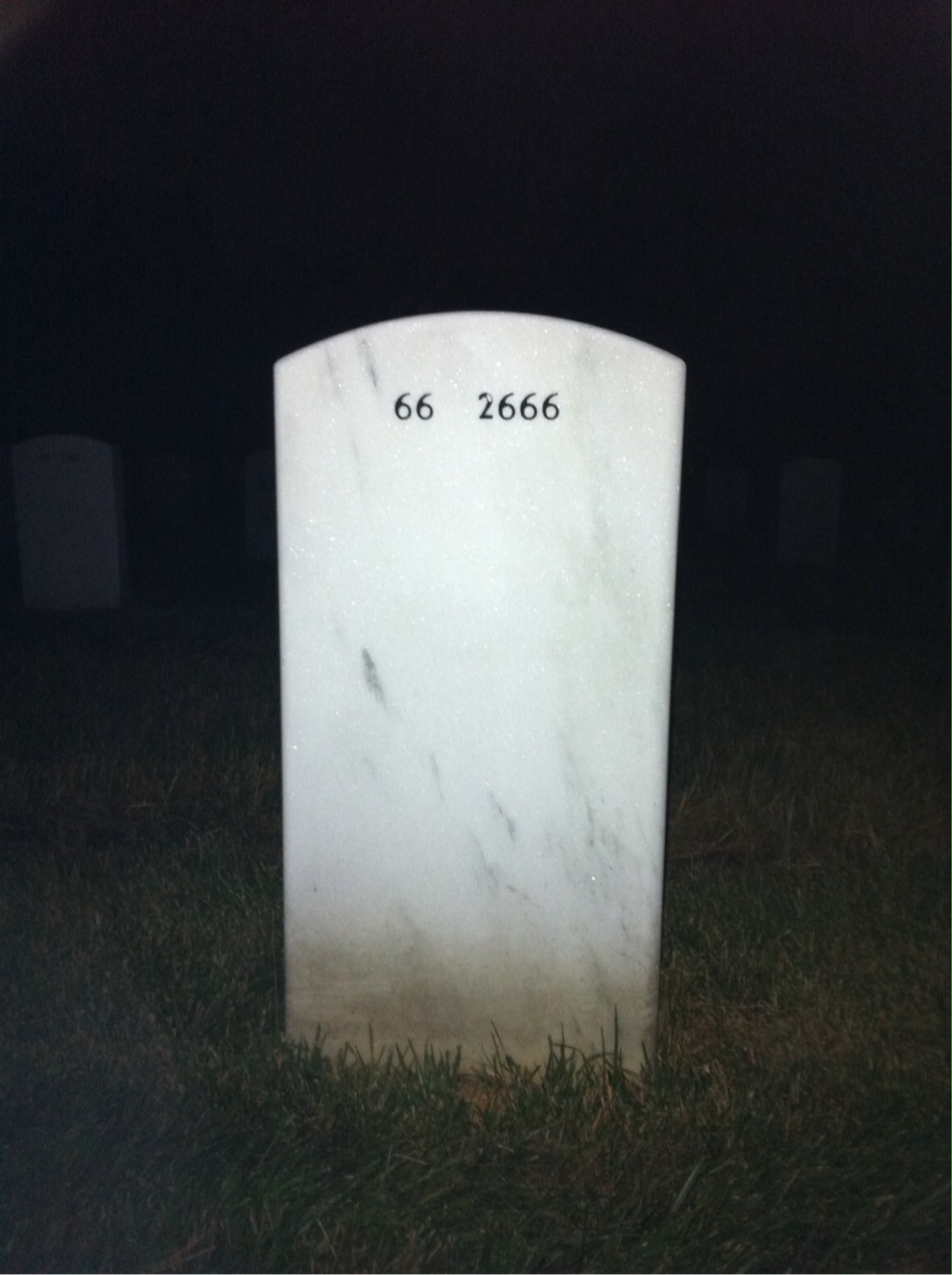 Back of headstone — Robert Mcvoy