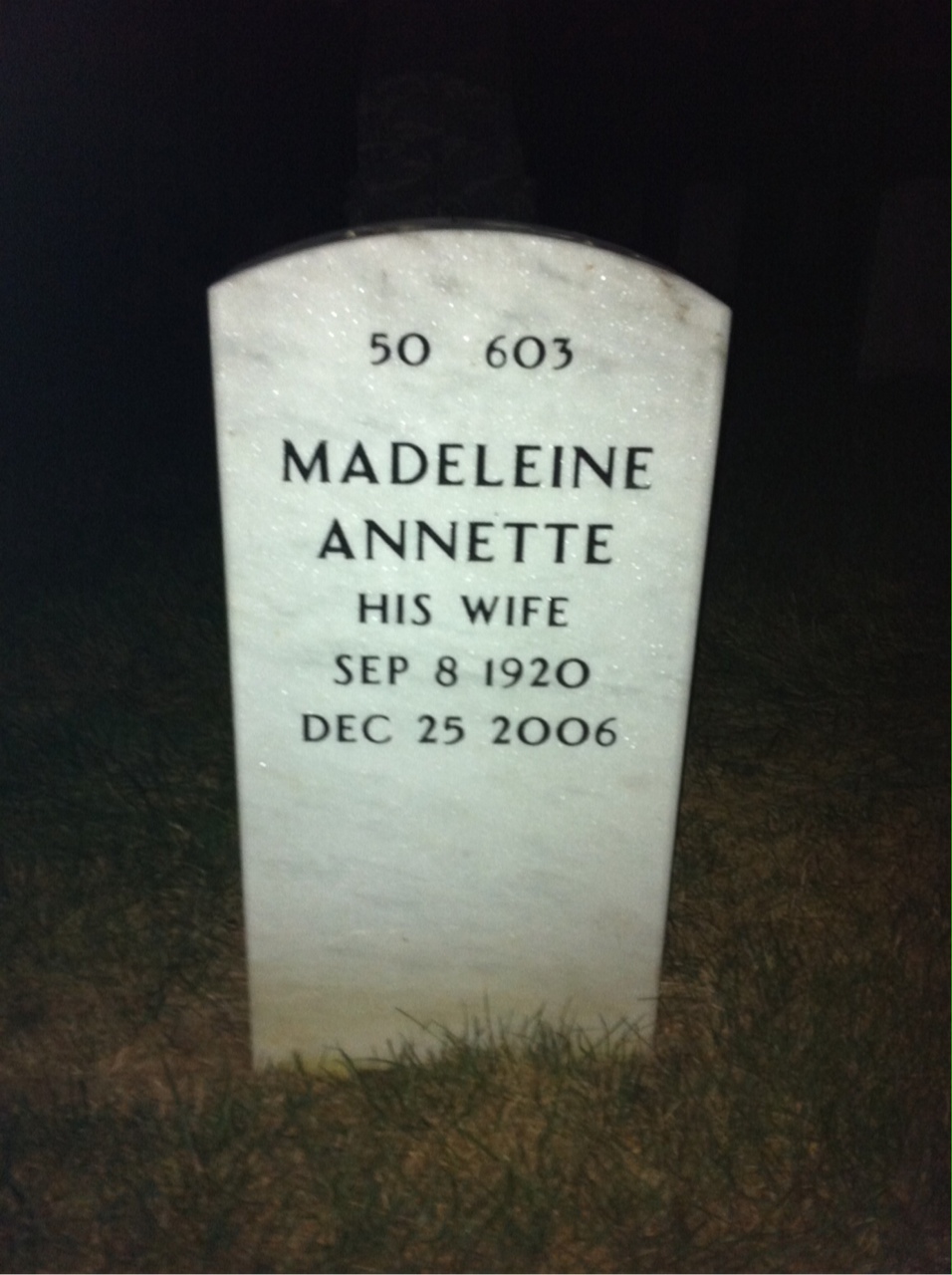 Back of headstone — John Dolan
