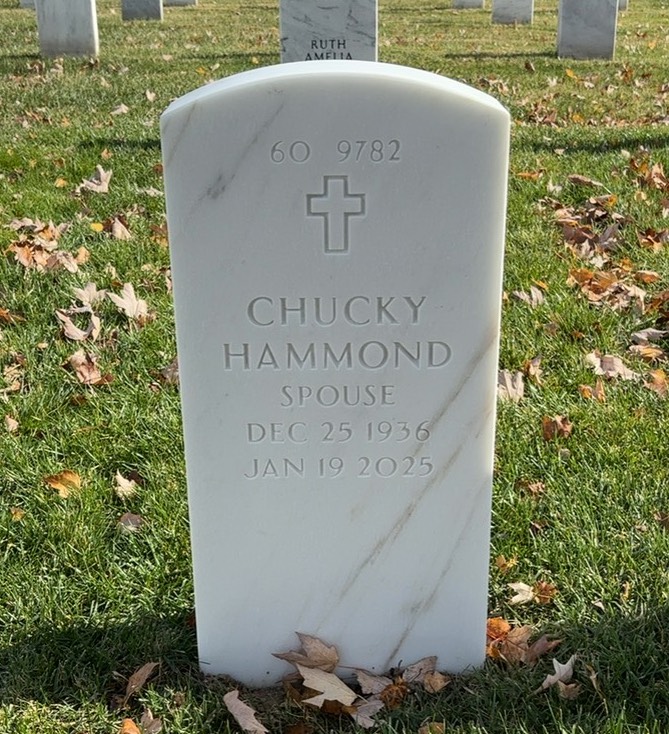 Back of headstone — Howard Shepherd Hammond