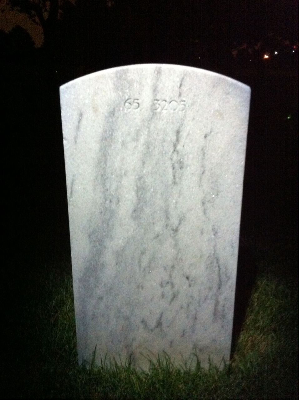 Back of headstone — Ronayne Bennett
