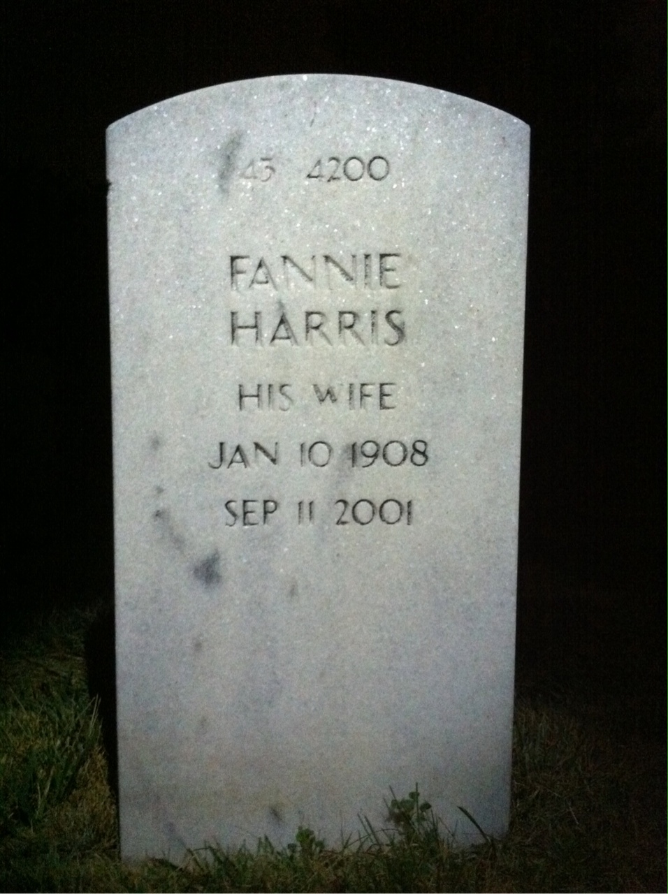 Back of headstone — Joseph Boguss