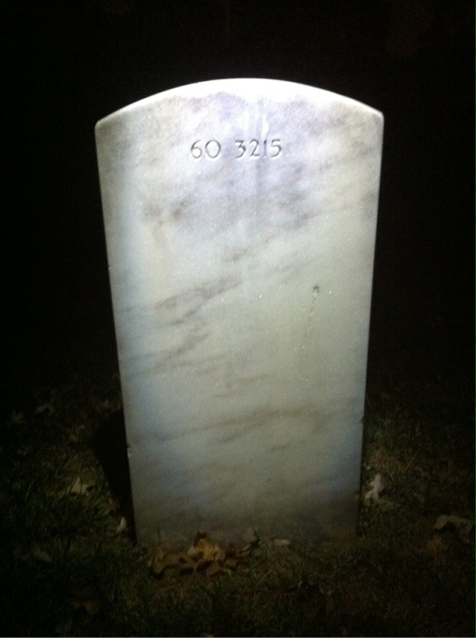 Back of headstone — Thomas George Mckinnon